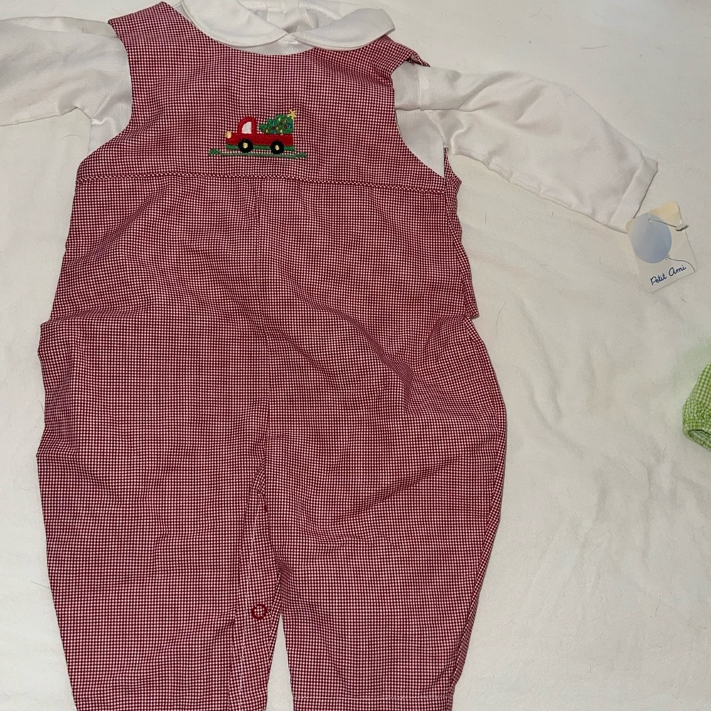 Christmas boys Petit Ami outfit - 6 months